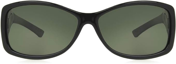 Dioptics Haven Balboa Fits Over Sunglasses Polarized Butterfly, Black, 57 mm