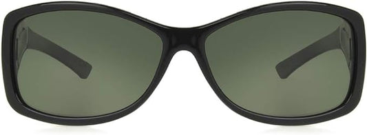 Dioptics Haven Balboa Fits Over Sunglasses Polarized Butterfly, Black, 57 mm