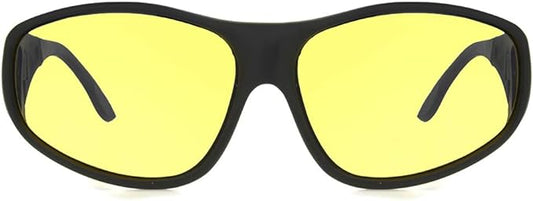 Dioptics Haven Rainier Fits Over Sunglasses Polarized Rectangular, Black/Night Driver, 57 mm + 0