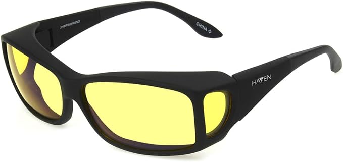 Dioptics Oval Haven, Meridian, Fits Over Sunglasses, Night Driver