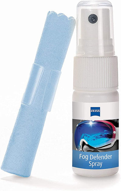 ZEISS Fog Defender System Anti-Fog Spray For Glasses - 1 Spray Bottle And 1 Microfiber Cloth