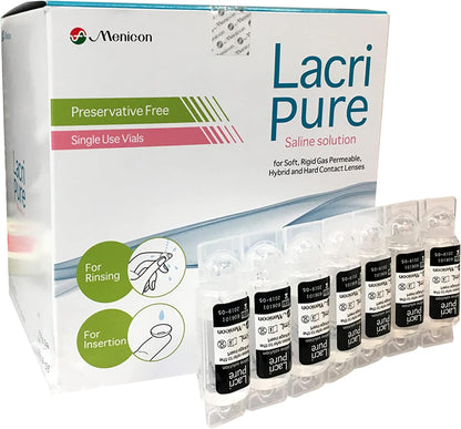 Menicon LacriPure Saline Contact Lens Solution