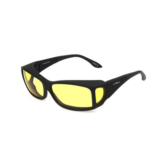 Dioptics Oval Haven, Meridian, Fits Over Sunglasses, Night Driver