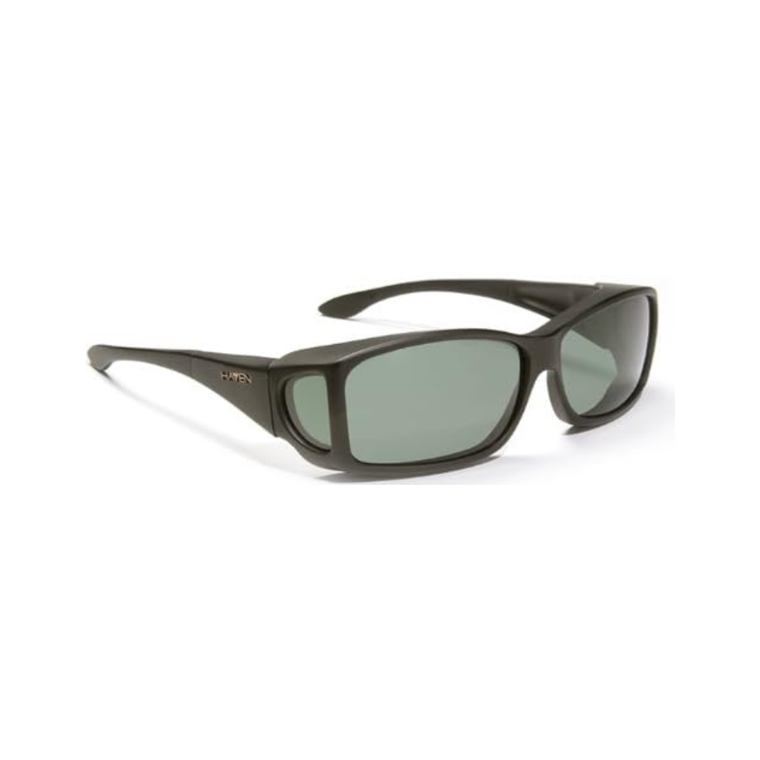 Haven Windemere Otg Sunglasses With M/l Black Frame And Gray Polarized Lens