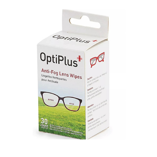 Opti-plus Anti Fog Wipes (30Pack)