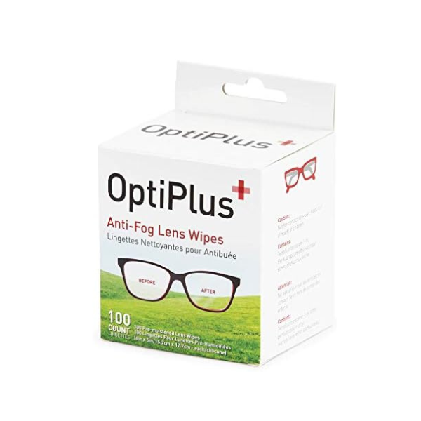 Opti-plus Anti Fog Wipes (100Pack)